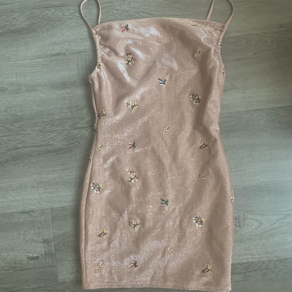 ✨Topshop Rosegold Ibiza Dress✨